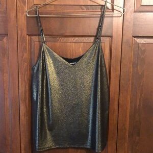 Express Gold Shimmer Tank